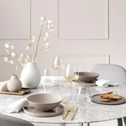 Pastabord Villeroy & Boch Iconic Beige 24 cm (6 delig)