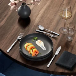 Pastabord Villeroy & Boch Iconic Zwart 24 cm (6 delig)