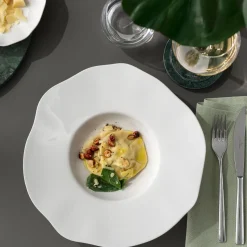 Pastabord Villeroy & Boch Pura Wit 28,5 x 28,8 cm (Set van 4)