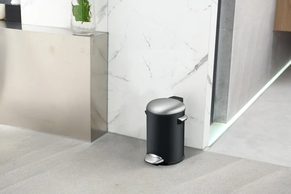 Pedaalemmer EKO Belle Deluxe Zwart RVS 3L