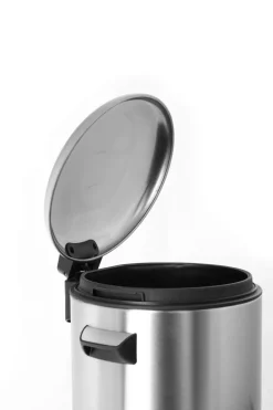 EKO Pedaalemmer Belle Deluxe Mat Zilver RVS 12L Hot