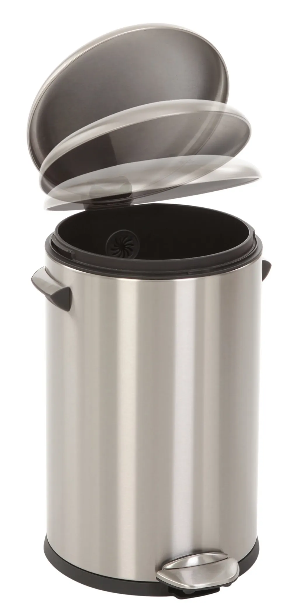EKO Pedaalemmer Belle Deluxe Mat Zilver RVS 12L Hot