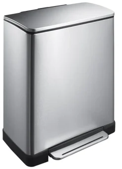 Pedaalemmer EKO E-Cube Mat Zilver Inox 50L