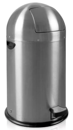 Pedaalemmer EKO Kickcan Mat Zilver RVS 33L