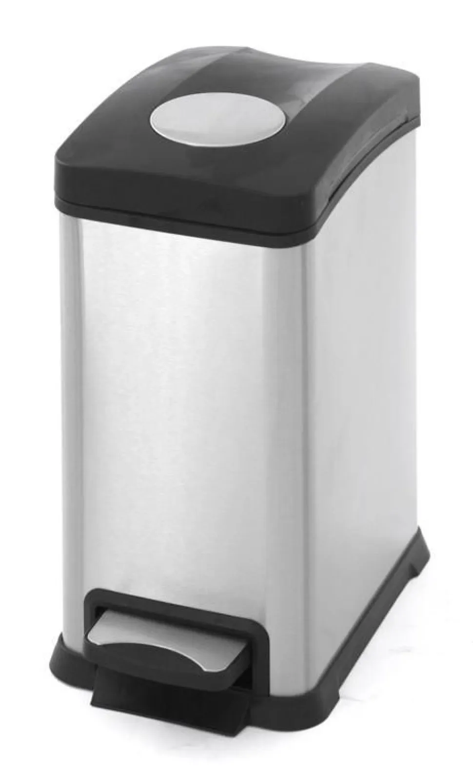 Pedaalemmer EKO Rejoice Step Bin Mat Zilver RVS 12L