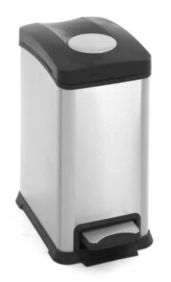 Pedaalemmer EKO Rejoice Step Bin Mat Zilver RVS 12L