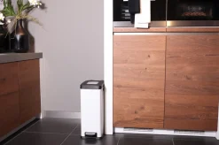 EKO Pedaalemmer Rejoice Step Bin 30L Wit Outlet