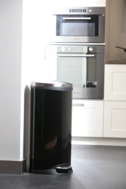 Pedaalemmer EKO Shell Bin 30L Zwart