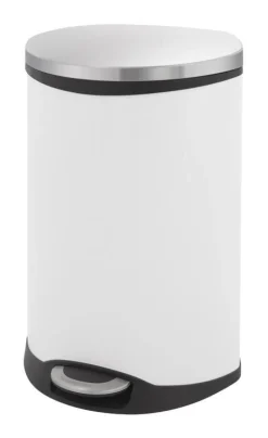 Pedaalemmer EKO Shell Bin Recycling Wit 44L