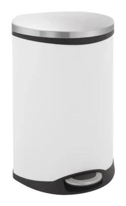 Pedaalemmer EKO Shell Bin Recycling Wit 44L