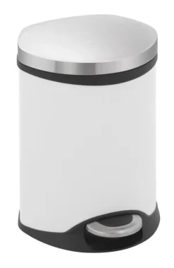 Pedaalemmer EKO Shell Bin Wit 6L