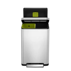 Pedaalemmer EKO X-Cube 20L + 20L Zilver