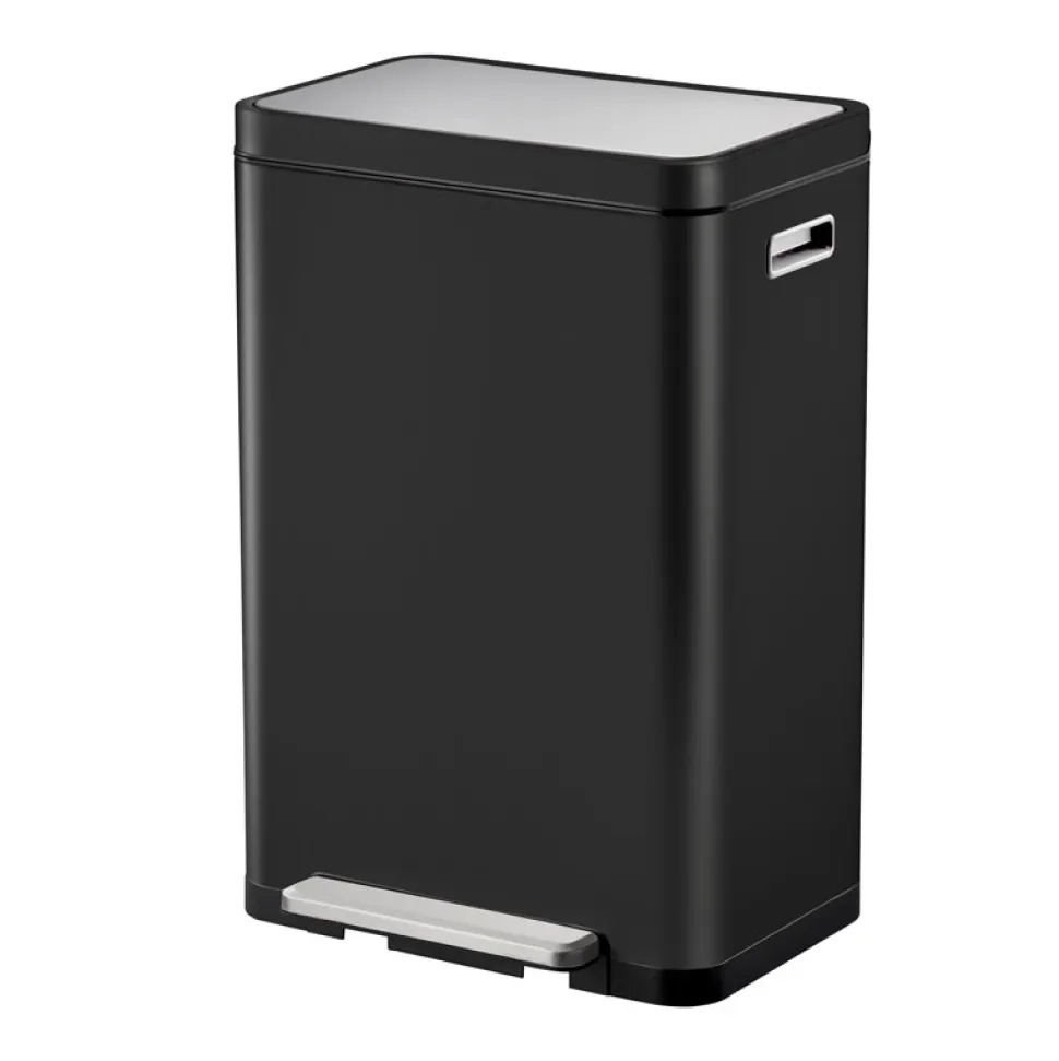 Pedaalemmer EKO X-Cube 20L + 20L Zwart