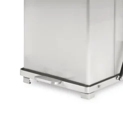 Pedaalemmer Industrieël Mat Zilver RVS 27L