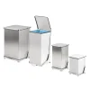 Pedaalemmer Industrieël Mat Zilver RVS 152L