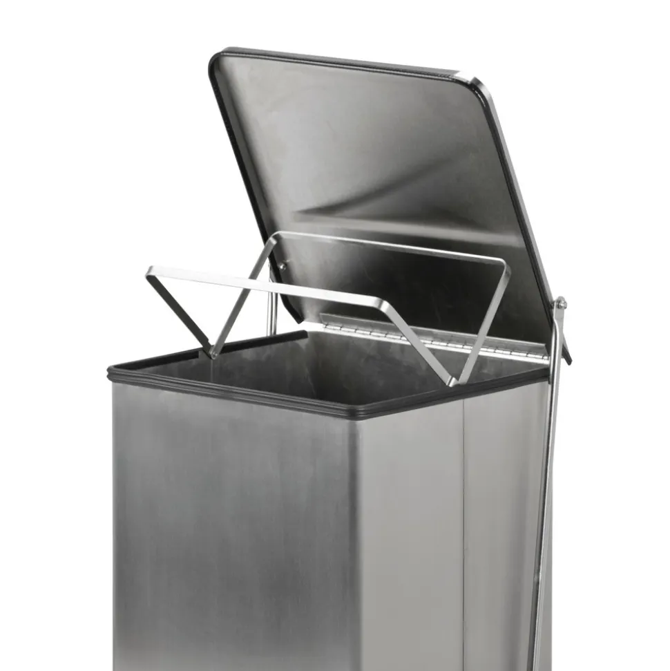 Pedaalemmer Industrieël Mat Zilver RVS 152L