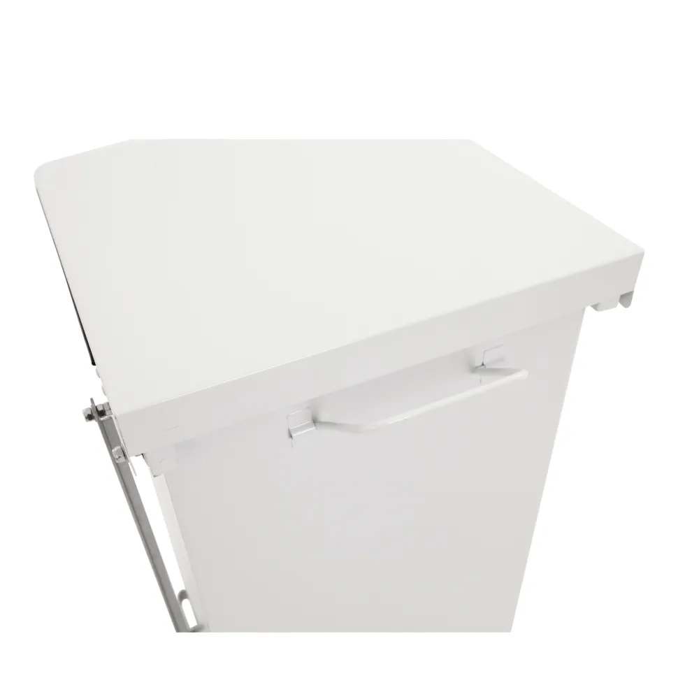 Pedaalemmer Industrieël Wit 45L