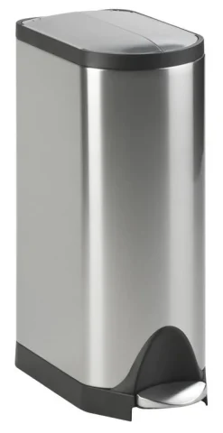 simplehuman Pedaalemmer Butterfly Mat Zilver RVS 45L New