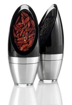 AdHoc Peper- en zoutmolen Bud Zwart 15,5 cm Outlet