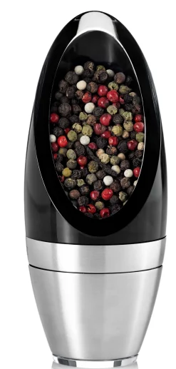 AdHoc Peper- en zoutmolen Bud Zwart 15,5 cm Outlet