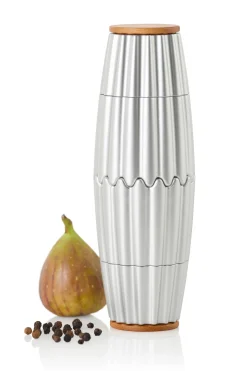 Peper- en zoutmolen AdHoc MagTwo Zilver