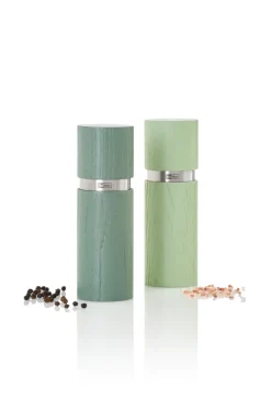 Peper- en Zoutmolen AdHoc Textura Dark Green & Light Green 15 cm