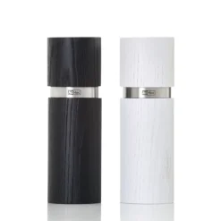 Peper- en Zoutmolen AdHoc Textura Black & White 15 cm
