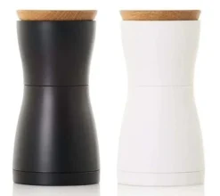 Peper- en Zoutmolen Adhoc Twin Zwart & Wit 13,3 cm