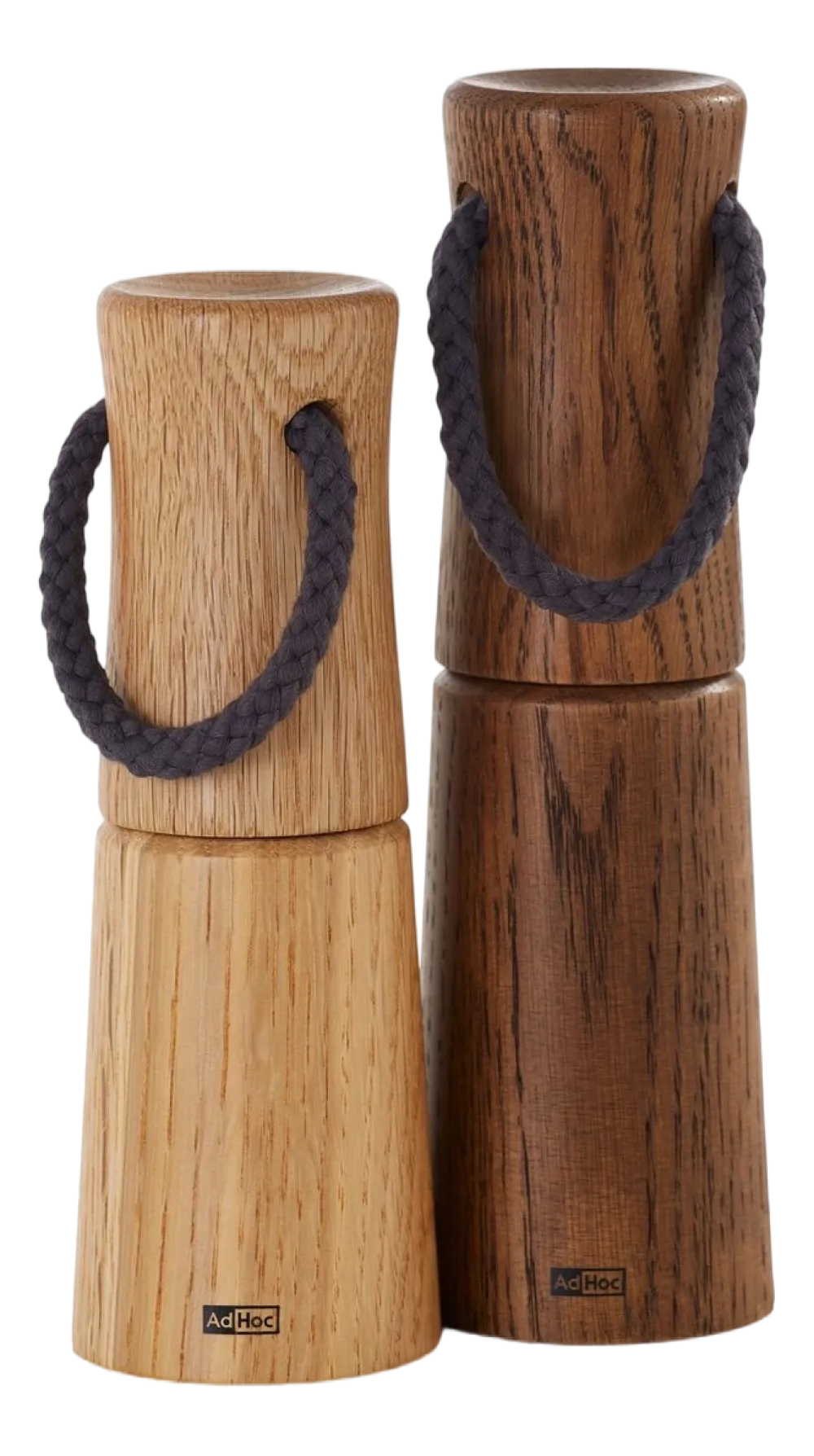AdHoc Peper- en zoutmolen Yaso Bruin 17 cm Clearance