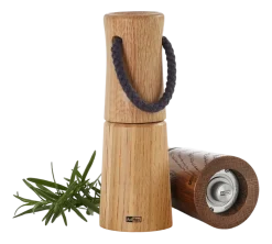 AdHoc Peper- en zoutmolen Yaso Bruin 17 cm Clearance