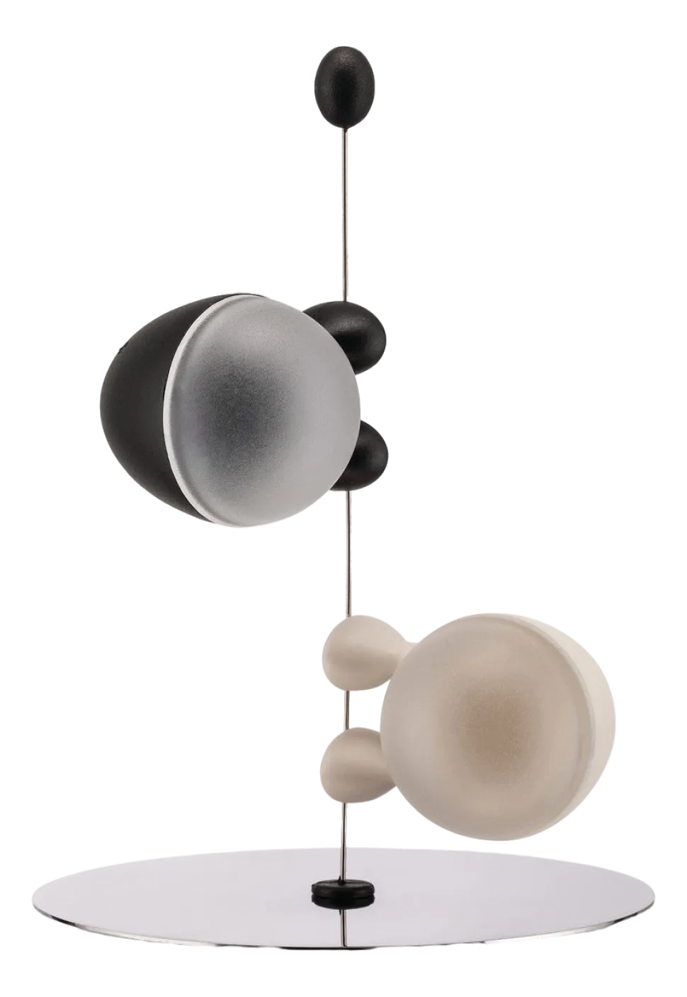 Peper- en zoutmolen Alessi Lilliput Black and White