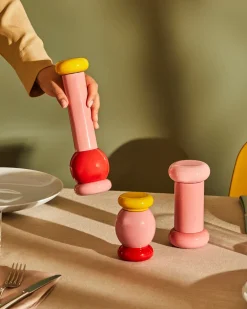 Alessi Peper- en Zoutmolen MP0210 Black Yellow Red Online