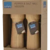 Amefa Peper- en zoutmolen Modern Wood 15 cm