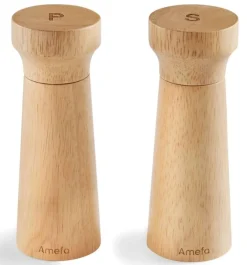 Amefa Peper- en zoutmolen Modern Wood 15 cm