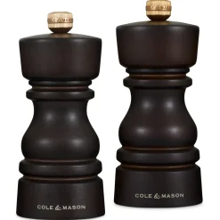 Cole and Mason Peper- en zoutmolen Cole & Mason London Dark Chocolate 13 cm Clearance