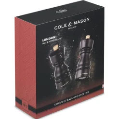 Cole and Mason Peper- en zoutmolen Cole & Mason London Dark Chocolate 13 cm Clearance
