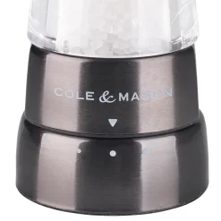 Peper- en zoutmolen Cole & Mason Gourmet Precision Derwent Gun Metal Salt & Pepper Mill Gift Set 19 cm