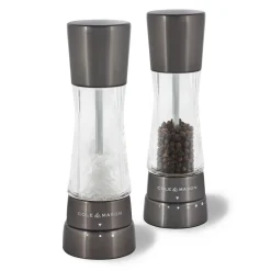 Peper- en zoutmolen Cole & Mason Gourmet Precision Derwent Gun Metal Salt & Pepper Mill Gift Set 19 cm