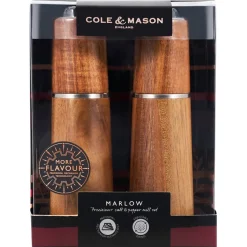 Peper- en Zoutmolen Cole & Mason Marlow Acacia 18,5 cm