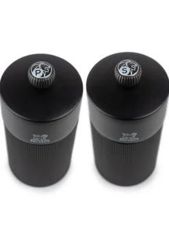 Peper- en zoutmolen Peugeot Gift Box Mat Zwart 12 cm