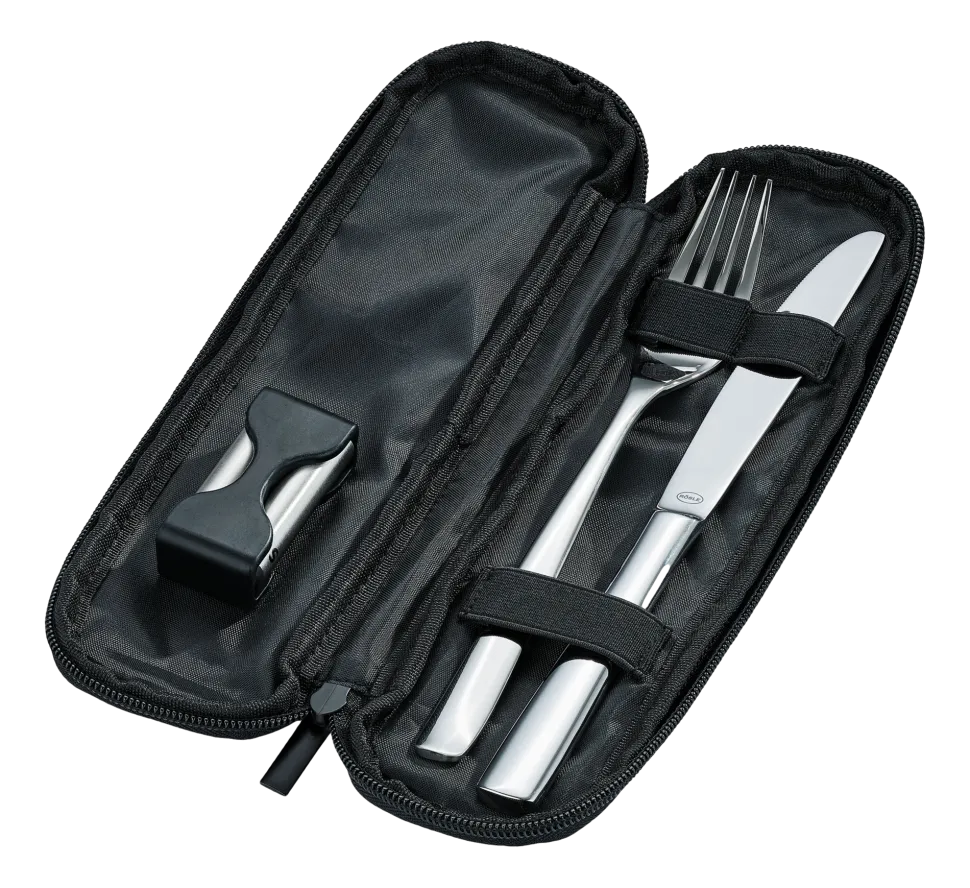 Peper- en zoutmolen Rösle Flexx 2Go Zwart
