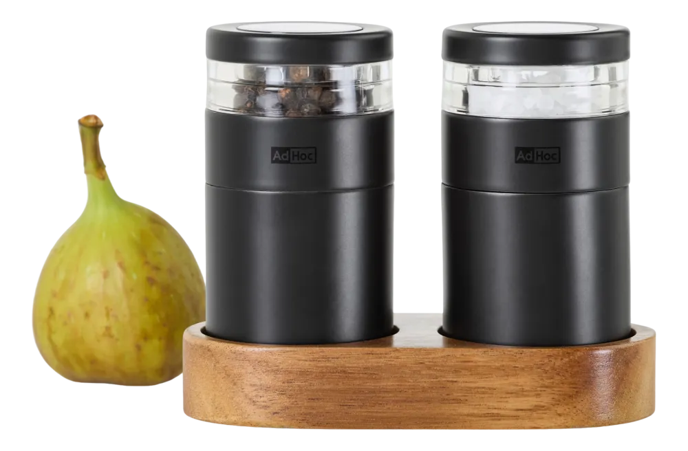 AdHoc Peper- en zoutmolen Set Menage Molto Zwart Sale