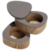 Peper- en zoutstel Lind DNA Curve Salt & Pepper Nupo Caviar (Set van 2)