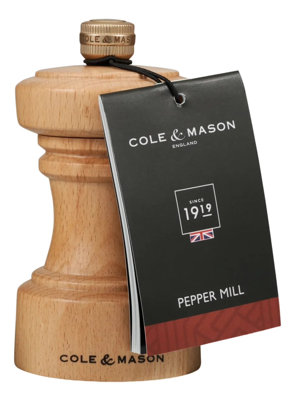 Pepermolen Cole & Mason Hoxton Natural Beech 10 cm