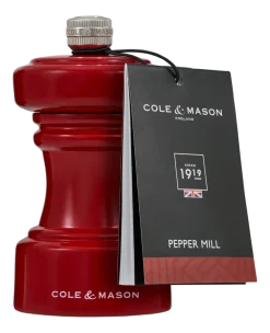 Cole and Mason Pepermolen Cole & Mason Hoxton Red Gloss 10 cm Best