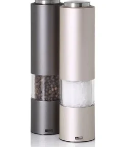 AdHoc Peper- of Zoutmolen eMill.3 Elektrisch Lichtgrijs 21,5 cm Online