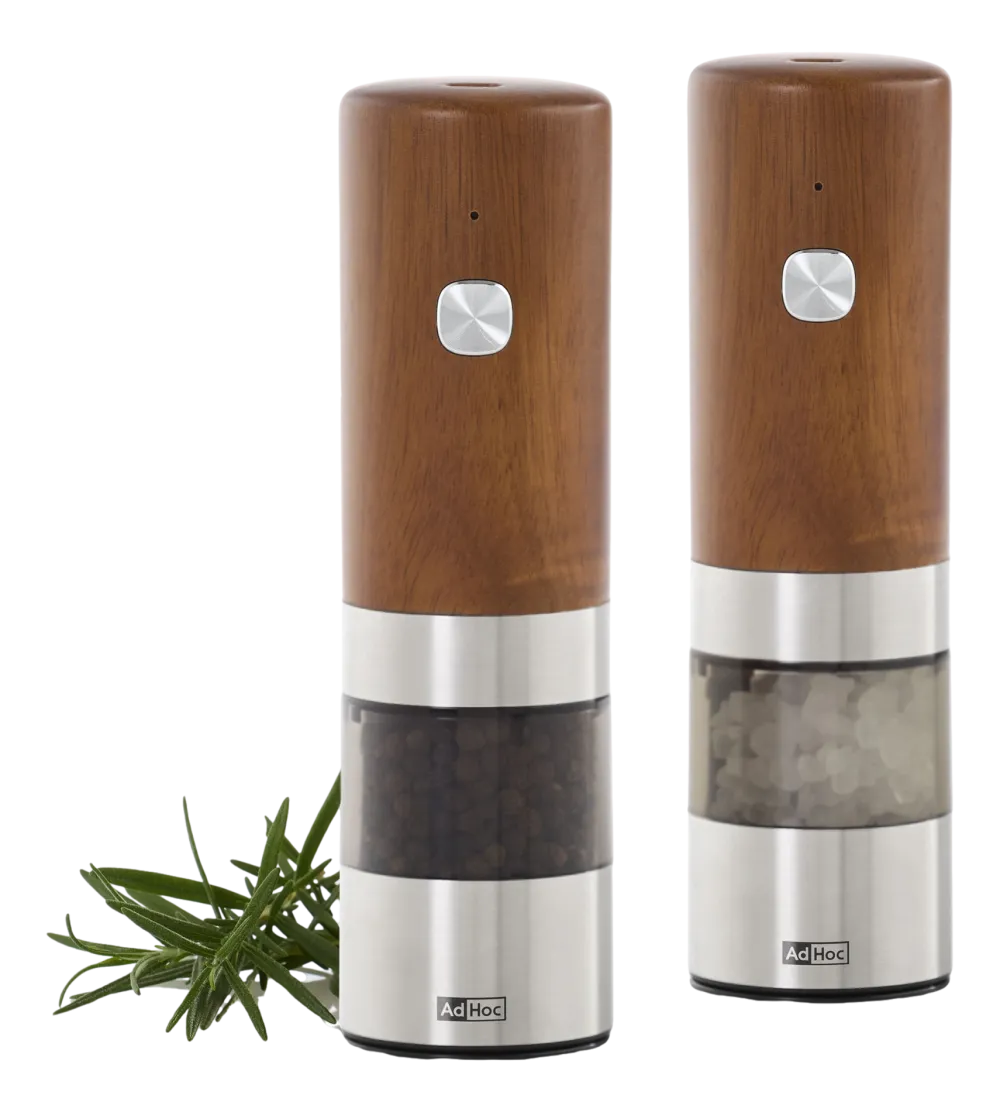 AdHoc Peper- / Zoutmolen i.Mill Acacia 17 cm Hot