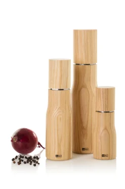 Peper- / Zoutmolen AdHoc Levo Ash Wood Light 15 cm