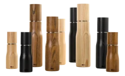 Peper- / Zoutmolen AdHoc Levo Ash Wood Light 15 cm