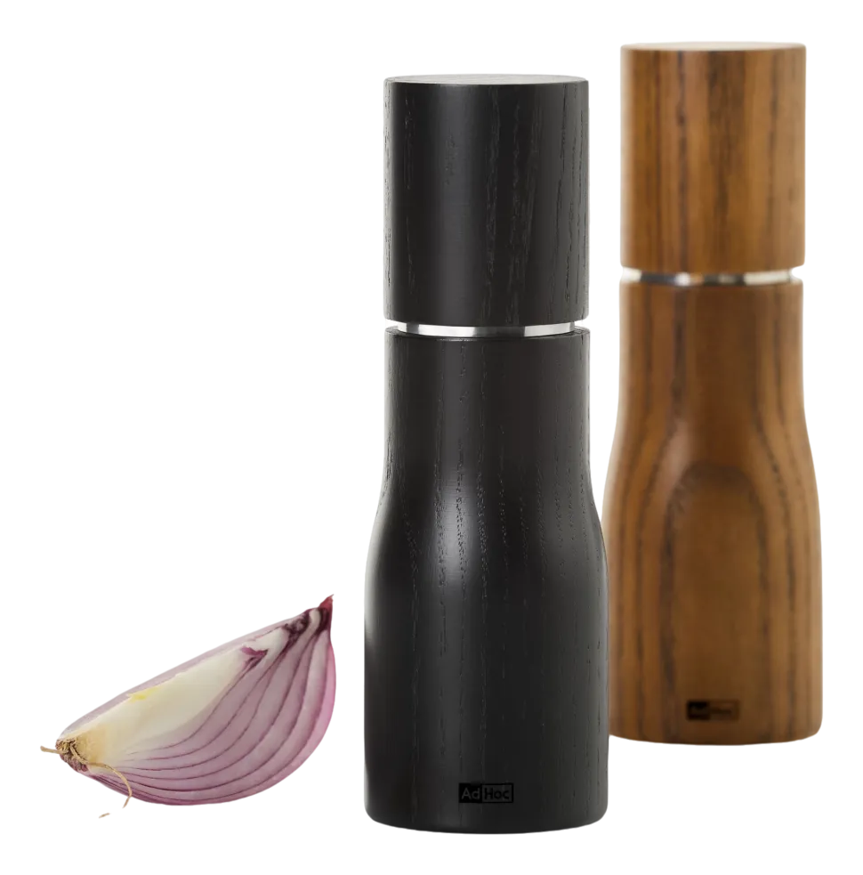 Peper- / Zoutmolen AdHoc Levo Black 15 cm